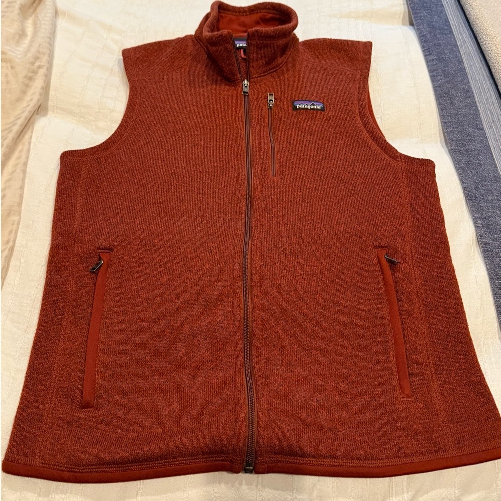 Patagonia Brick Red Fleece Jacket